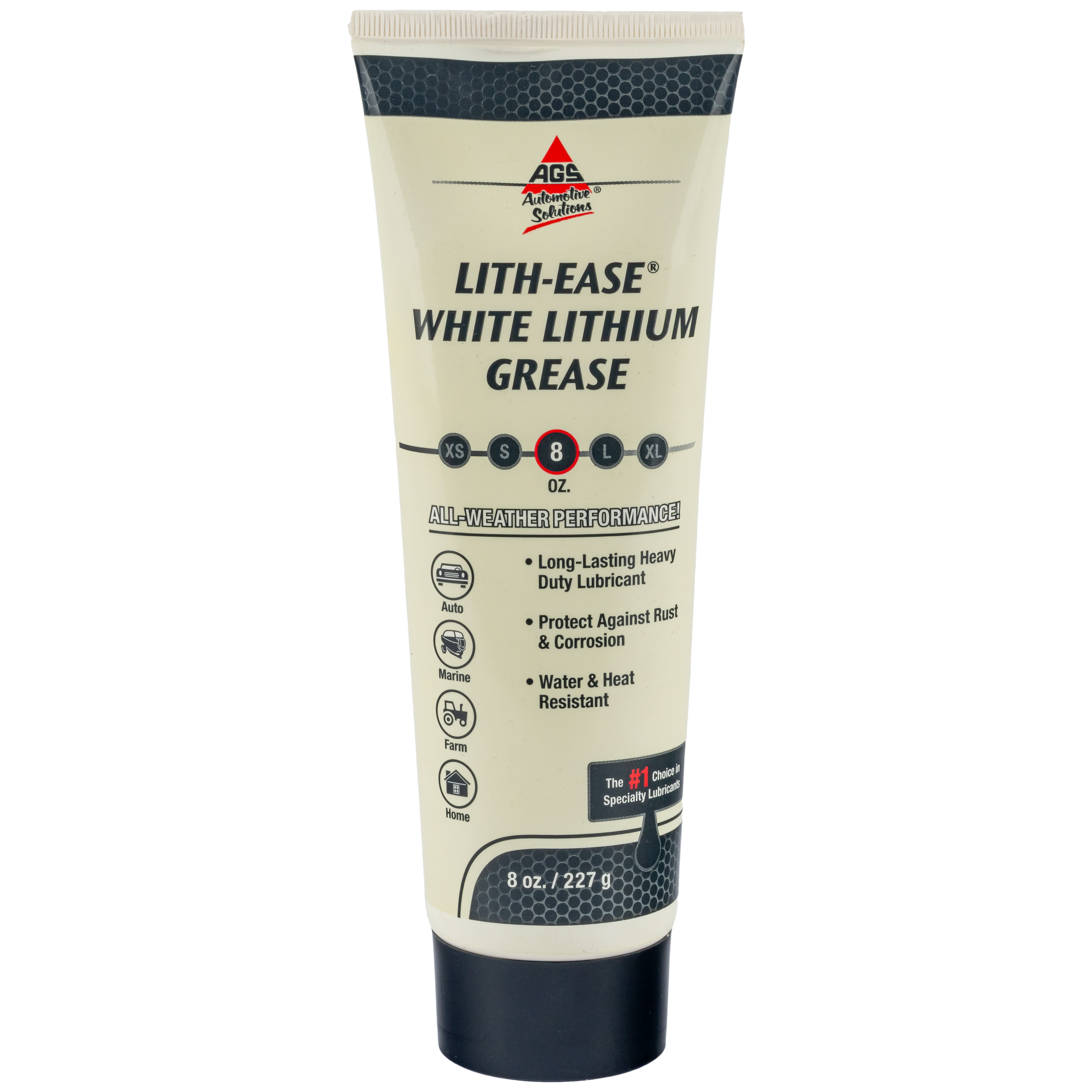 AGS&trade; Lith-Ease&reg; White Lithium Grease - 16 oz - Q12